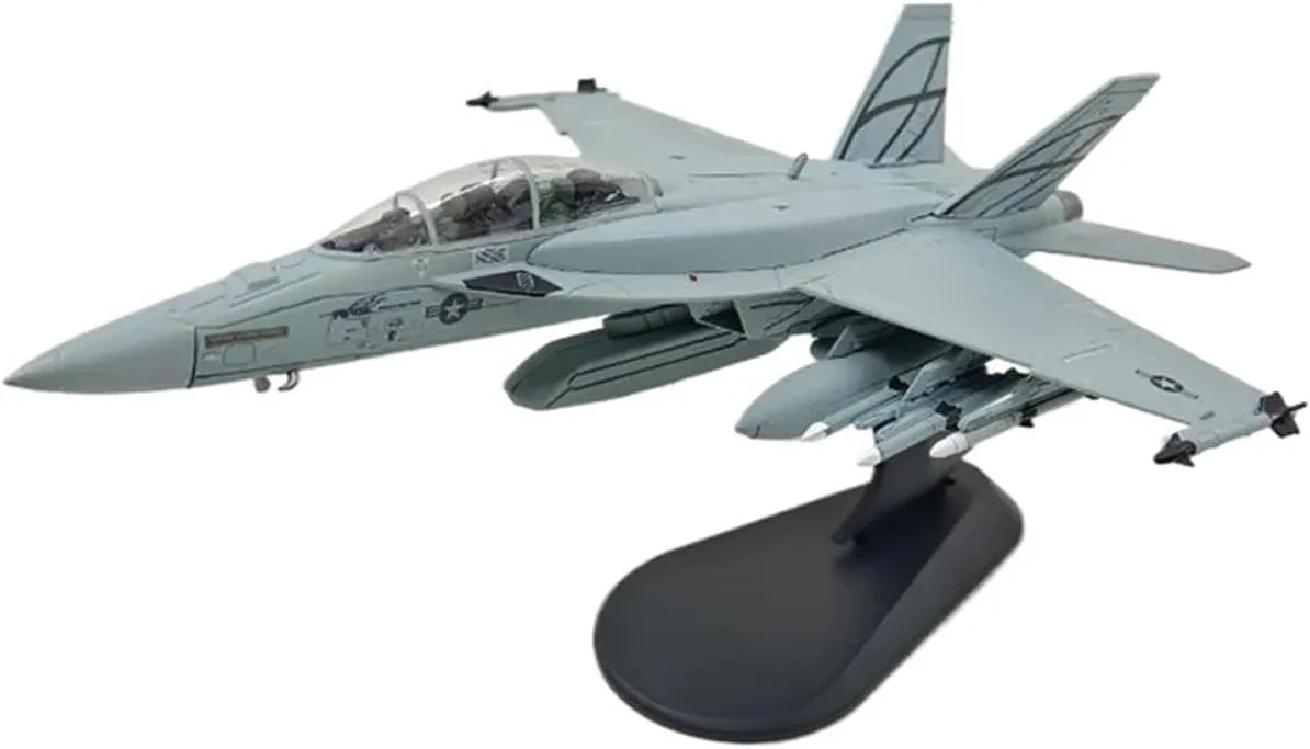Finished Models 1/100 Scale USA F-18 Alloy Fighter Jet Model Static Collectible Ornament Scale Airplanes