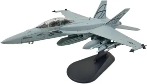 Finished Models 1/100 Scale USA F-18 Alloy Fighter Jet Model Static Collectible Ornament Scale Airplanes