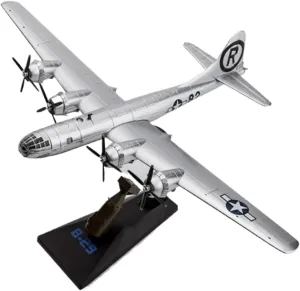 Finished Models 1/144 Alloy Superfortress Bomber Model Hiroshima Nagasaki B-29 Static Collectible Scale Airplanes