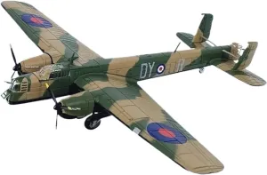 Finished Models 1:144 Scale British Whitley Heavy Bomber Alloy Model Static Collector's Item Scale Airplanes