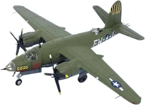 Finished Models 1:144 Scale US B-26 Bomber Alloy Model Static Finished Collector Decoration Scale Airplanes