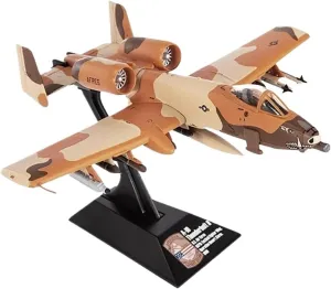 Finished Models 1/144 Scale USAF A-10 Warthog Attack Aircraft Operation Desert Storm Alloy Model Display Scale Airplanes