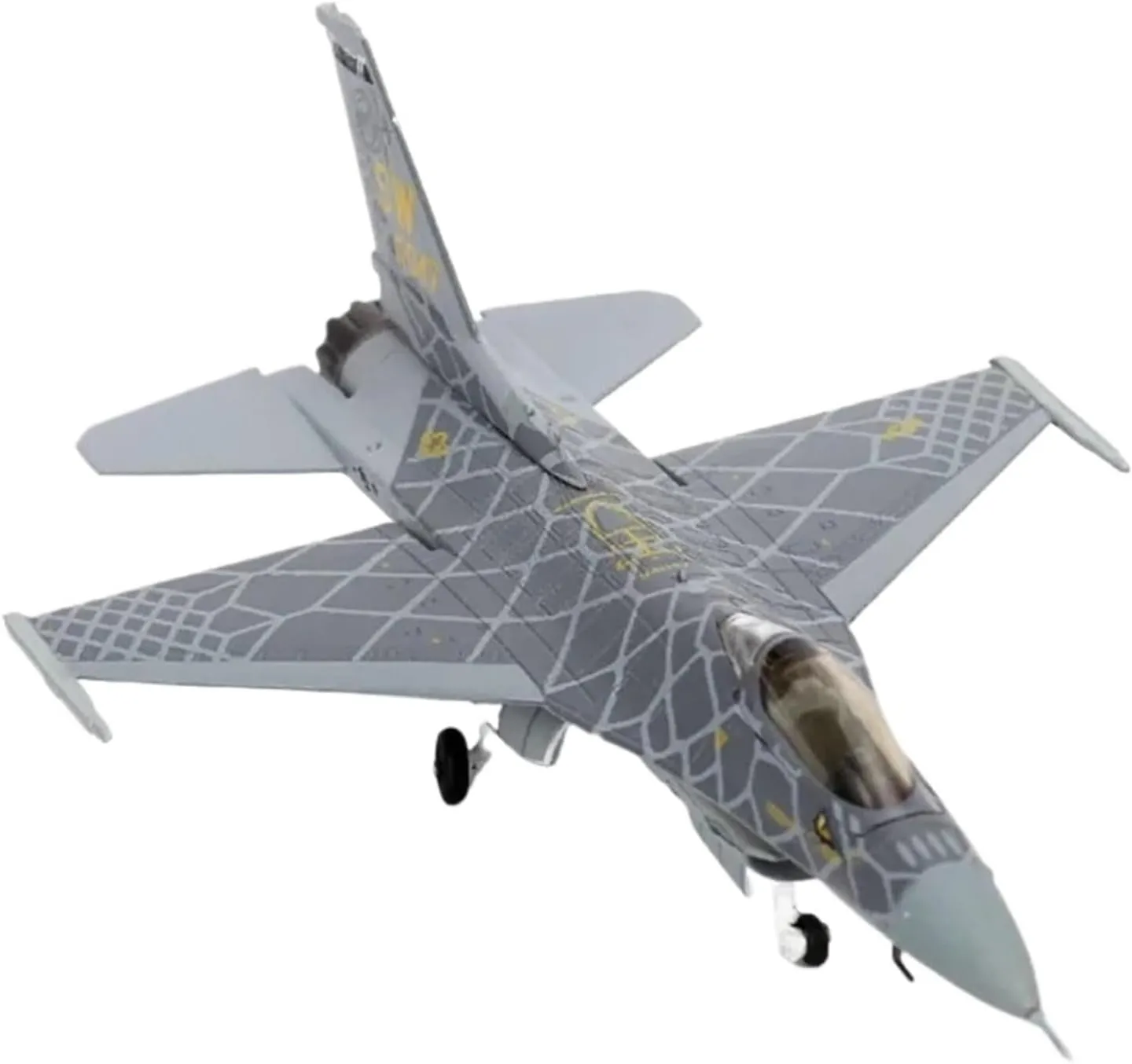 Finished Models 1/144 USAF F-16C Fighter Viper Alloy Model Display Static Collectible Ornament Scale Airplanes
