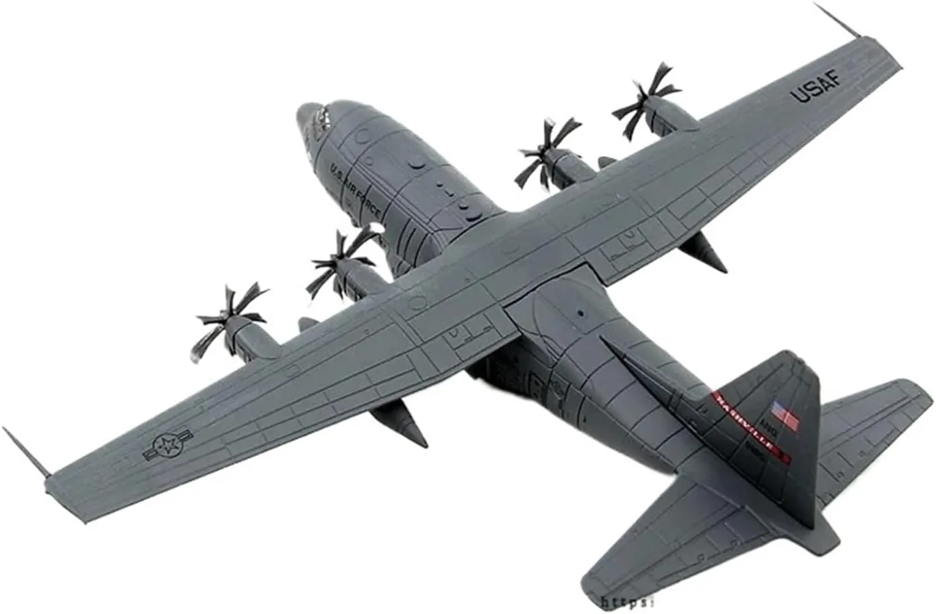 Finished Models 1:200 Alloy Model U.S.A. AC-130 Air Armed Aircraft Hercules Transport Aircraft Scale Airplanes