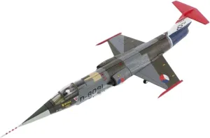 Finished Models 1/72 Dutch Air Force Fighter Aircraft F-104G D-809165 Alloy Model Static Decoration Scale Airplanes