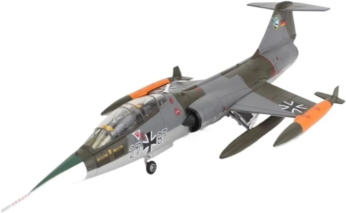 Finished Models 1:72 for TF-104G Fighter, JG 74 Molders Static Alloy Decoration Scale Airplanes
