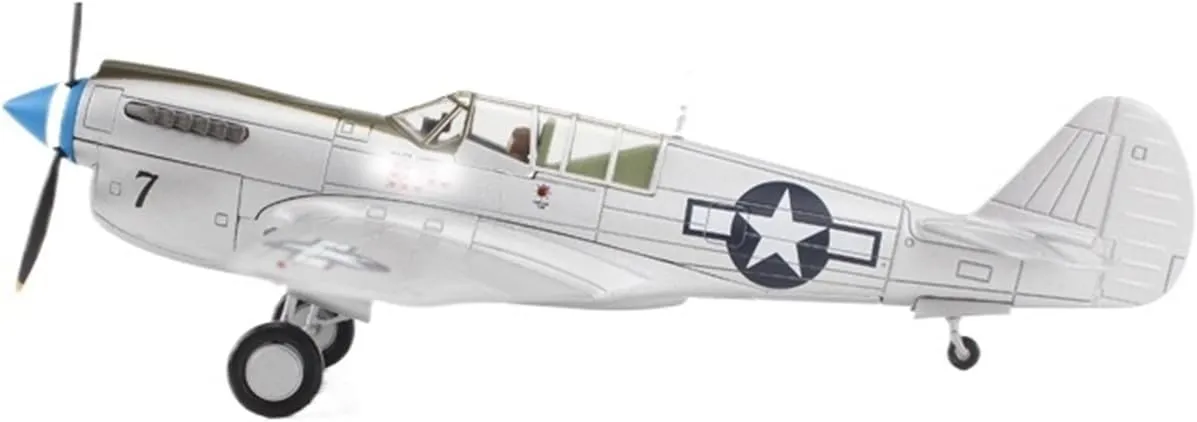 Finished Models 1:72 Philippines HA5510 P-40N Johnson 49th Fighter Aircraft Static Alloy Ornament Scale Airplanes