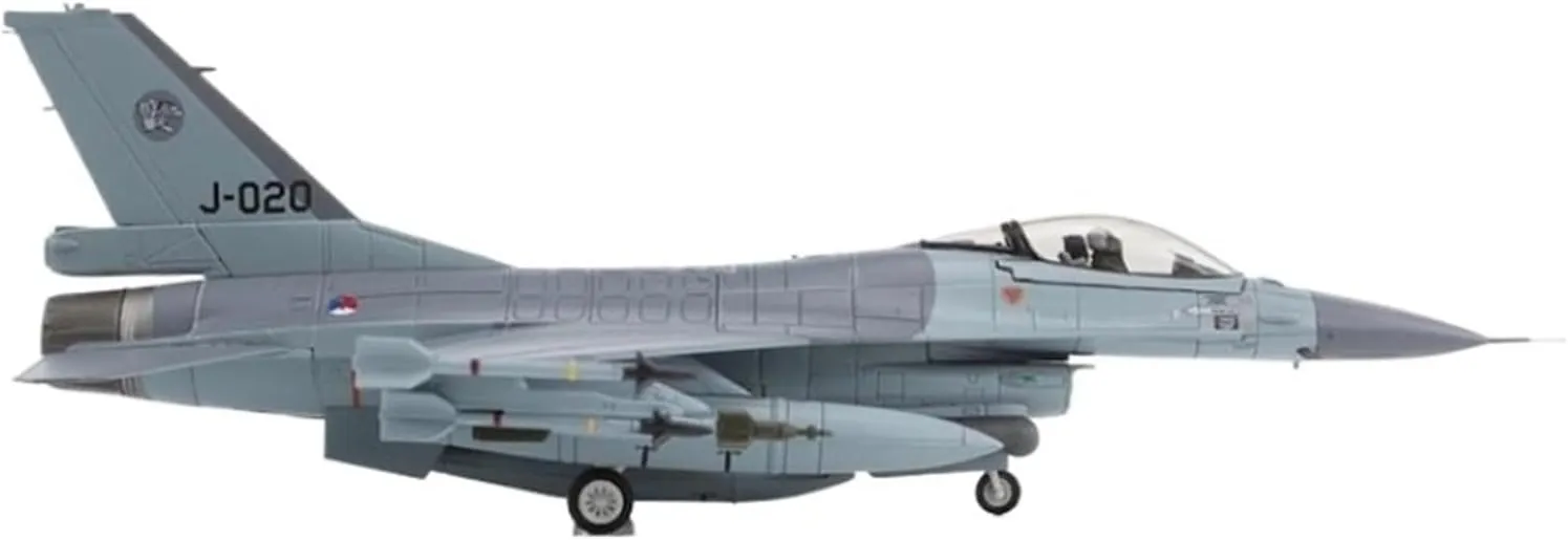Finished Models 1:72 Scale Afghanistan F-16AM Fighter J-020, 313th Squadron Static Decoration Alloy Scale Airplanes