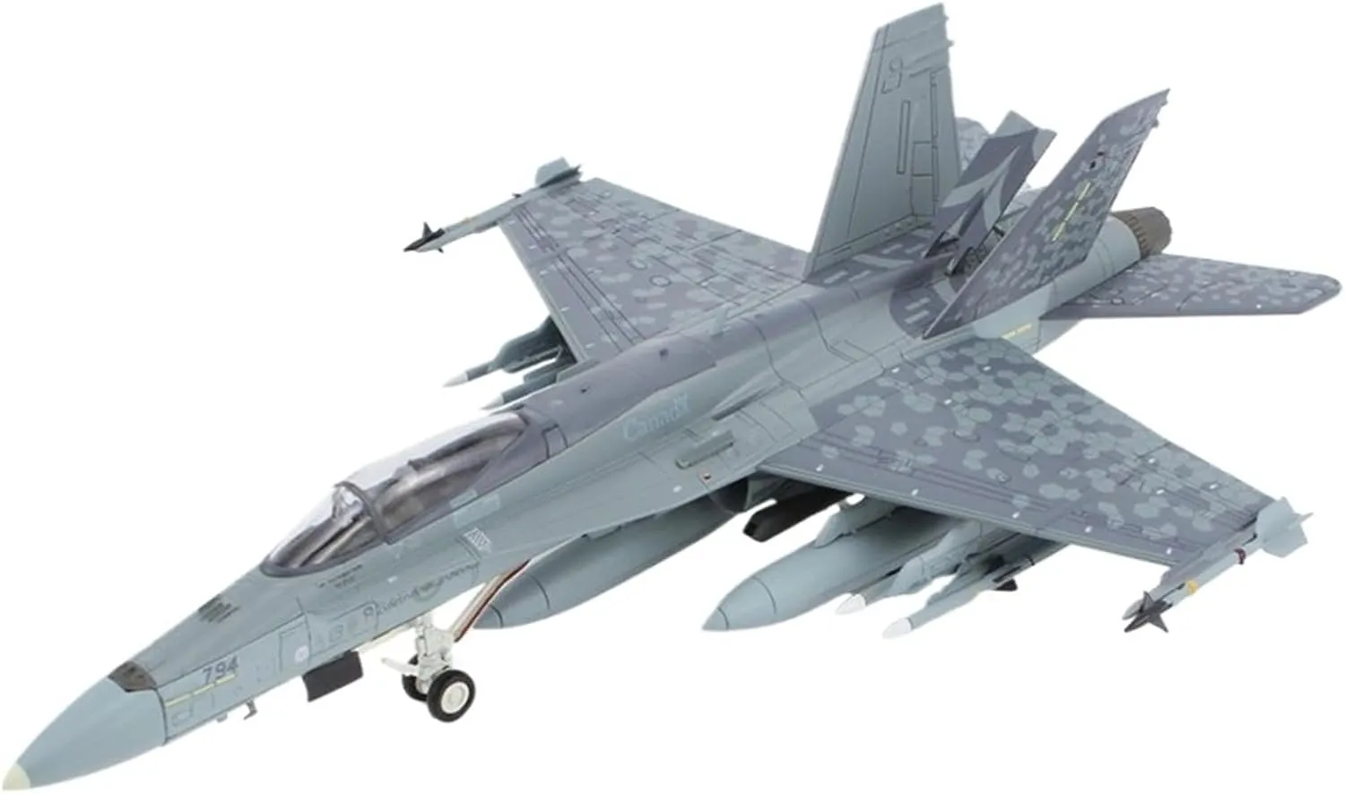 Finished Models 1:72 Scale Royal Canadian Air Force HA3576 CF-18 Fighter Alloy Collector Model Scale Airplanes