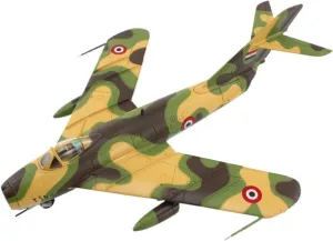 Finished Models 1:72 Scale Static Alloy Model of Egyptian Air Force HA5911 MIG-17F Fighter Aircraft Scale Airplanes