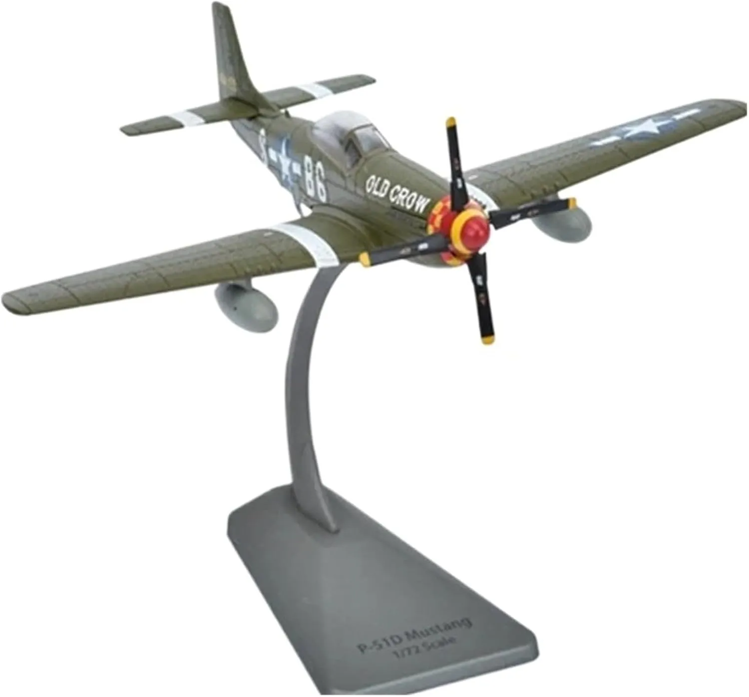 Finished Models 1/72 Scale U.S. Army Aviation P-51D Mustang Fighter Alloy Military Model Scale Airplanes