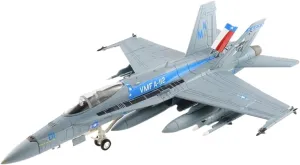 Finished Models 1:72 Scale US Marines F/A-18C Fighter Aircraft VMFA-112 Cowboys Model in Alloy Scale Airplanes