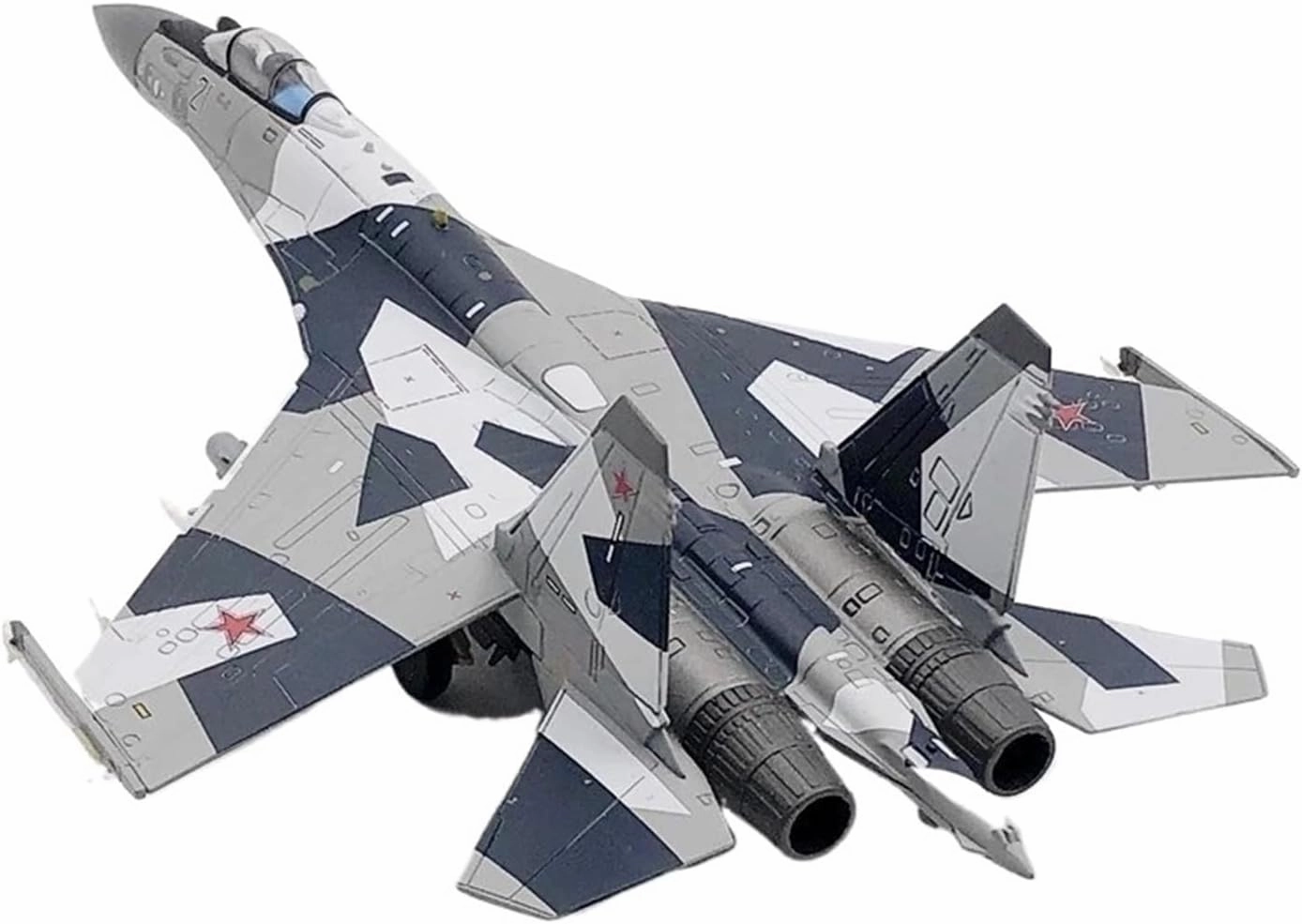 Finished Models 1/100 Scale Alloy Model Russian Air Force Fighter Su-35 Military Decoration Scale Airplanes