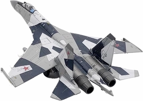 Finished Models 1/100 Scale Alloy Model Russian Air Force Fighter Su-35 Military Decoration Scale Airplanes