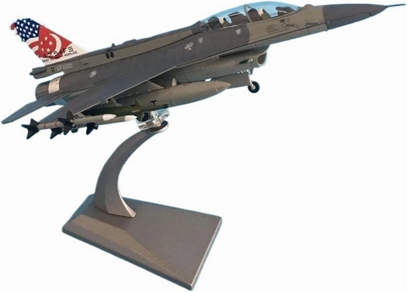 Finished Models 1:72 for F-16 Fighting Falcon Singapore Fighter Collectible Alloy Model Airplane Scale Airplanes