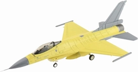Finished Models 1: 72 HA38036b F-16 Fighter Yellow Painted Alloy Static Collectible Ornament Scale Airplanes