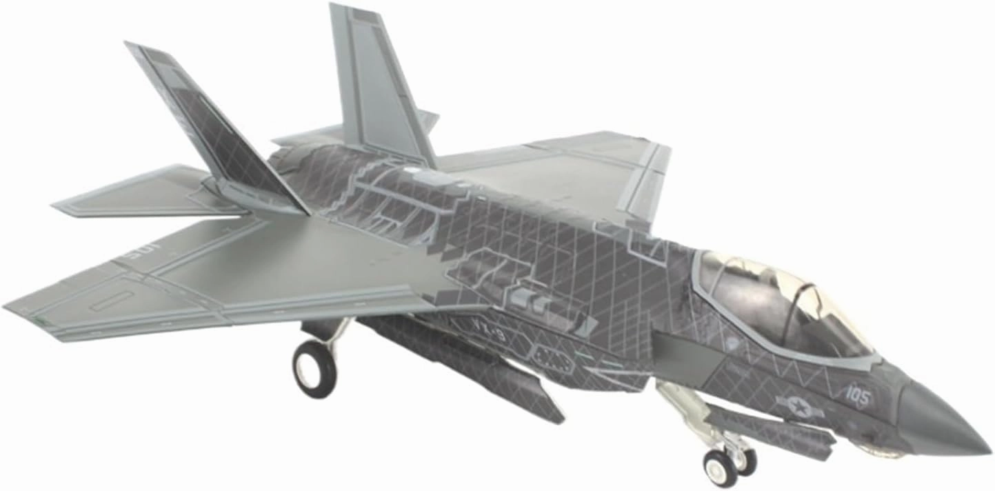 Finished Models 1:72 Scale US Navy F-35C Fighter ‘Black Chrome’ XE-105 Alloy Model Decoration Scale Airplanes