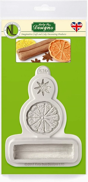 Flower Pro Winter Spices Silicone Mold for Cake Decorating & Craft. For Fondant, Gum Paste, Sugar Paste & Air Dry Clay from Katy Sue Designs Fondant Molds, Silicone Molds & Air Dry Clay Molds