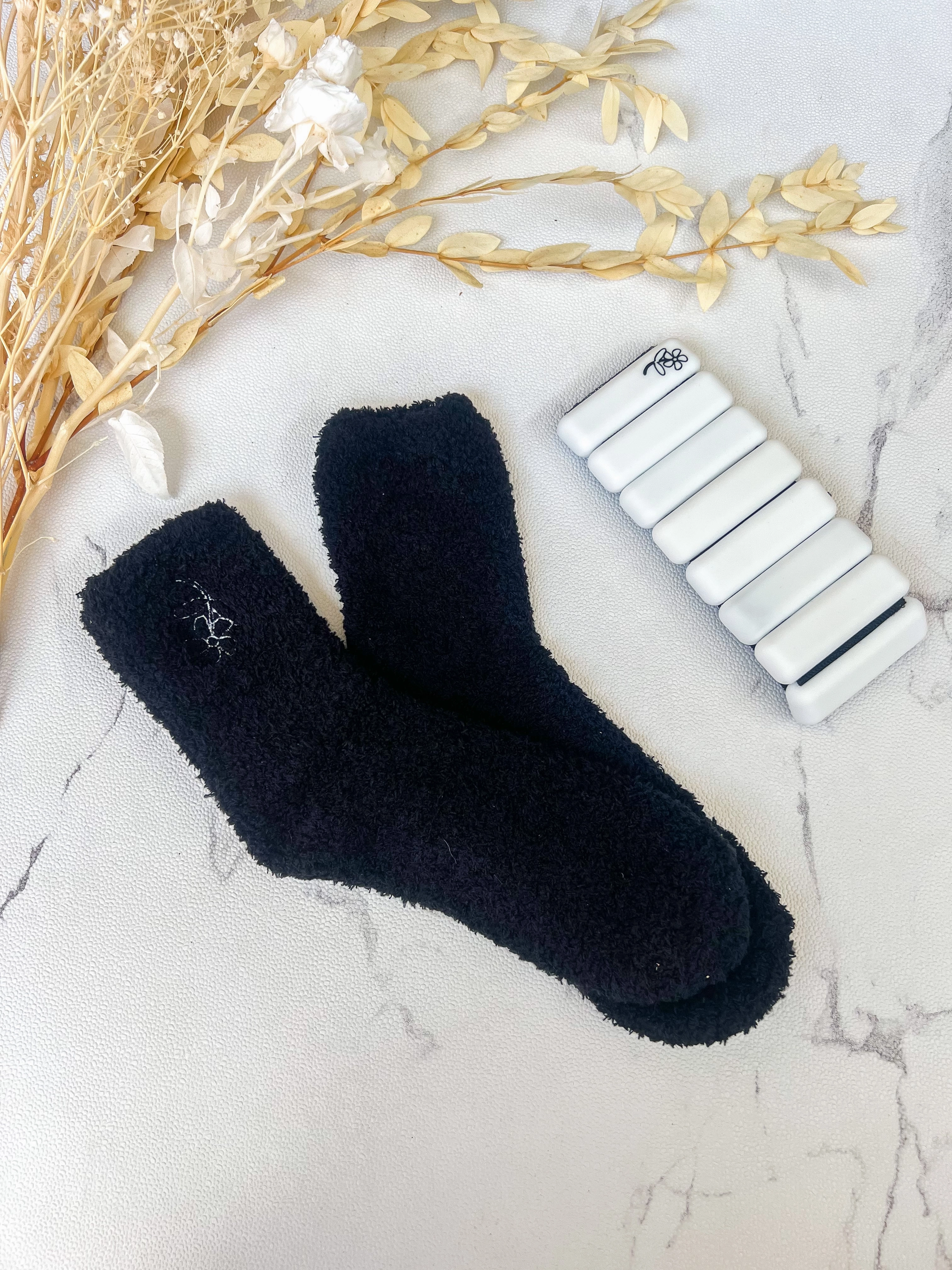 Fluffy Slider Socks