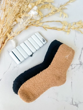 Fluffy Slider Socks