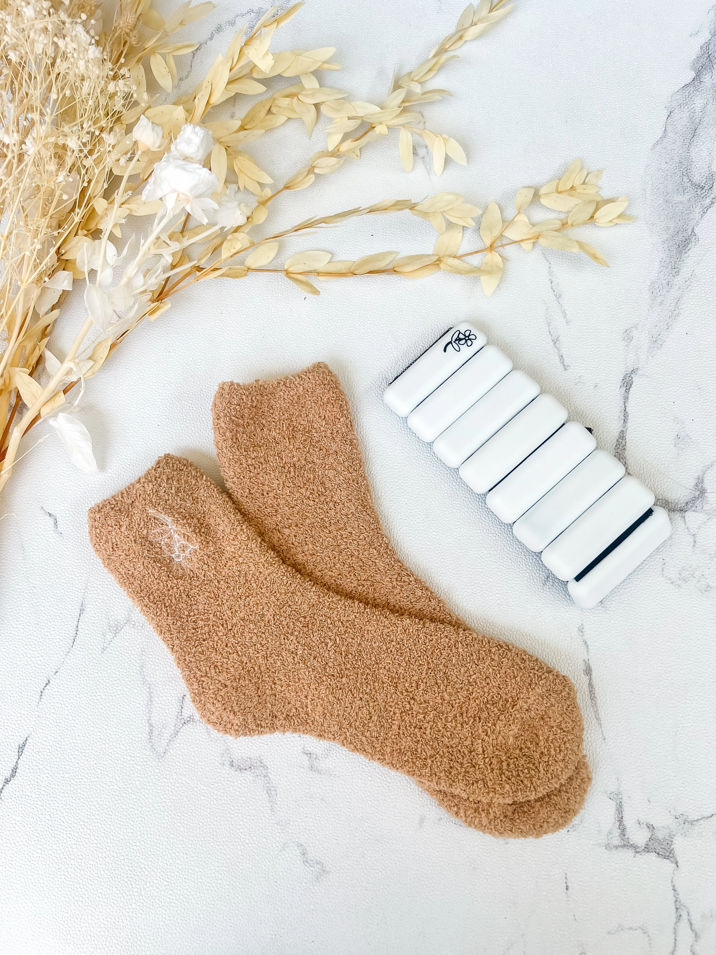 Fluffy Slider Socks