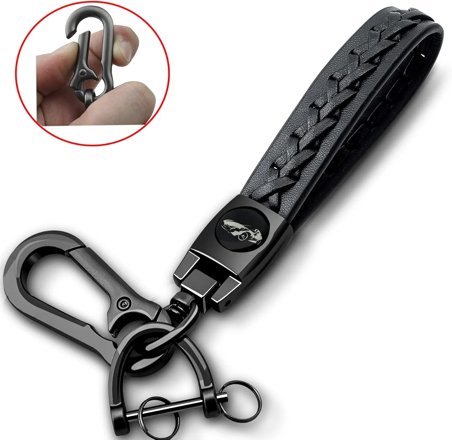for nissan Key fob Cover case with chain,Soft TPU Protect car Key Compatible with Altima Rogue Maxima Pathfinder ect 3/4/5 buttons Remote Smart Key,Key case-Black