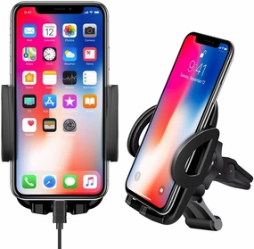 Full 360 Multi Mount Works for Vertu Ti and Car Holder is Fully Adjustable, Portable, Durable up to 3.5inch Wide Screens and 8 pounds! [Black]