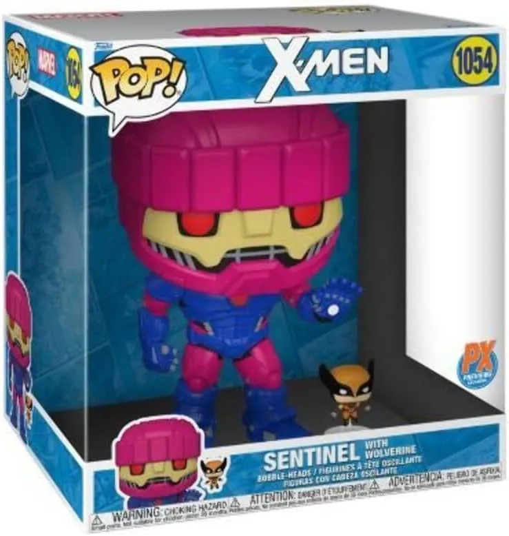 Funko Pop! Jumbo: X-Men Sentinel with Wolverine Previews Exclusive Vinyl Figure