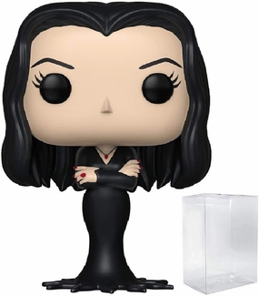 Funko Pop! TV: The Addams Family - Morticia Addams Vinyl Figure (Bundled with Compatible Box Protector Case), Multicolor, 3.75 inches