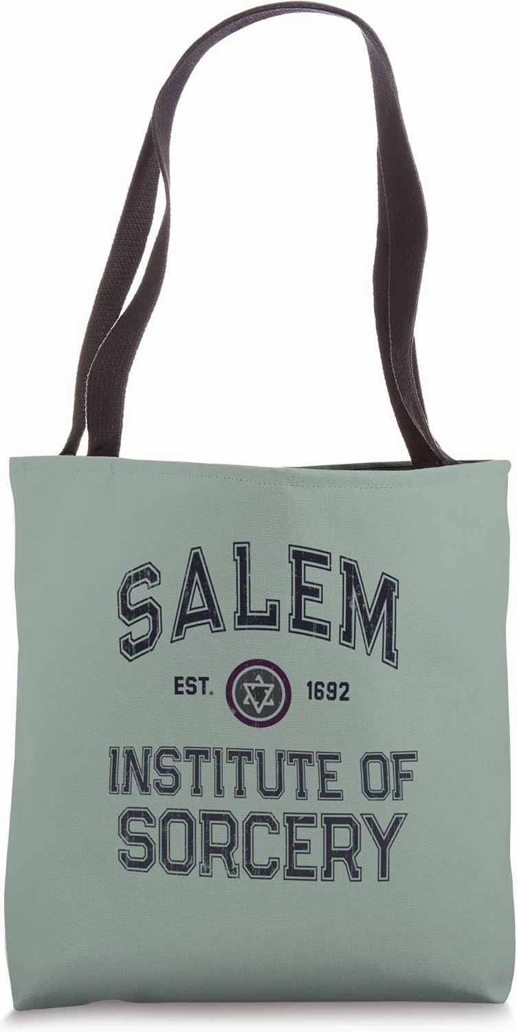 Funny Witches Education SALEM INSTITUTE of SORCERY & Magic Tote Bag