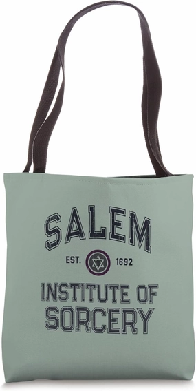 Funny Witches Education SALEM INSTITUTE of SORCERY & Magic Tote Bag