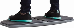 Gaiam Evolve Balance Board Standing Desk, Anti Fatigue Wobble Board for Home Office, Physical Therapy, Exercise Equipment, Stability Rocker for Constant Movement, Increase Focus, Floor Mat Alternative