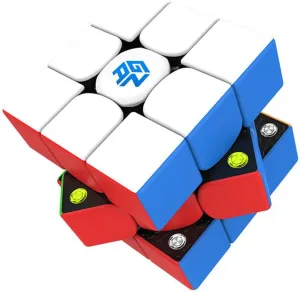GAN 356 M 3x3 Magic Speed Cube Stickerless 3x3x3 Magnetic Cube Gans 356M(Lite ver 2020,no Extra GES)