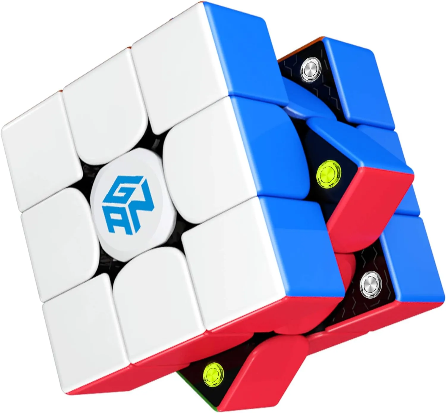 GAN 356 M 3x3 Magnetic Speed Cube, GAN Cubes, 3x3x3 Magic Cube, Stickerless Puzzle (Lite ver. 2020, no Extra GES)