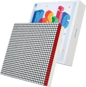 GAN Mosaic Cubes 10x10, 100pc 3x3 Mini Cubes, with Puzzle Plate, Magic Cube Puzzle Toy for Kids Adults