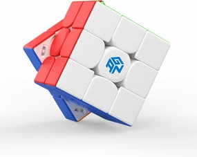 GAN 12 M Leap Frosted, 3x3 Stickerless Speed Cube Gans 56mm Magic Cube Puzzle Toys GAN Flagship(Primary Internal)