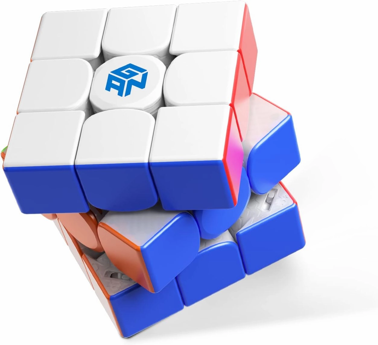 GAN 12 Maglev Frosted, 3x3 Stickerless Speed Cube Gans 56mm Magic Cube Puzzle Toys for Kids Teens Adults Holiday Stocking Stuffers Birthday Gifts, GAN Flagship(Primary Internal)