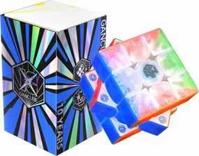 GAN 356 i Carry 2 UV, Smart Cube 3x3 Magnetic Bluetooth Eletronic Speed Cube with Timer Online Competition with App Upgraded GAN356 iCarry Puzzle Toys for Kids Adults, 10th Anniversary Edition
