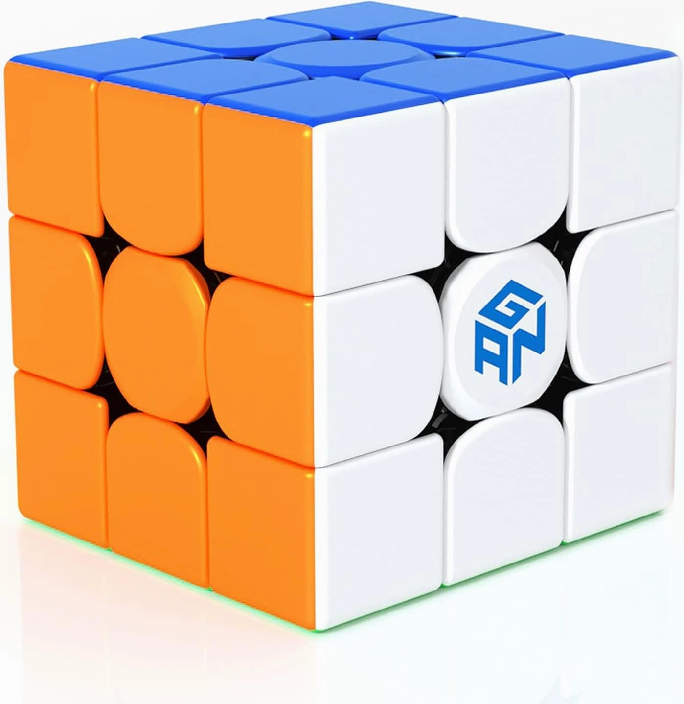 GAN 356 R S, 3x3 Speed Cube Gans 356RS Magic Cube Non-Magnetic (Stickerless)
