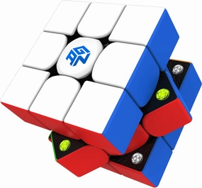 GAN 356M Magnetic Competition Cube 3x3 Stickerless Edition (Lite Ver. 2020, no Extra GES) 3x3x3 Super Smooth Stickerless Authentic Product