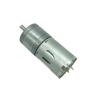 Gear Motor 12 Volt DC Micro Gearbox Reducer Low Speed Reduction Electric Motor for Smart Car Mini Tools JGA25-370 - (Speed(RPM): 12V 250rpm, Voltage(V): Package J)