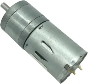 Gear Motor 12 Volt DC Micro Gearbox Reducer Low Speed Reduction Electric Motor for Smart Car Mini Tools JGA25-370 - (Speed(RPM): 6V 22rpm, Voltage(V): Package B)