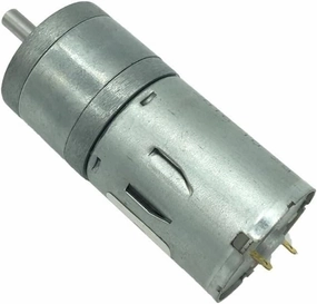Gear Motor 12 Volt DC Micro Gearbox Reducer Low Speed Reduction Electric Motor for Smart Car Mini Tools JGA25-370 - (Speed(RPM): 6V 22rpm, Voltage(V): Package K)