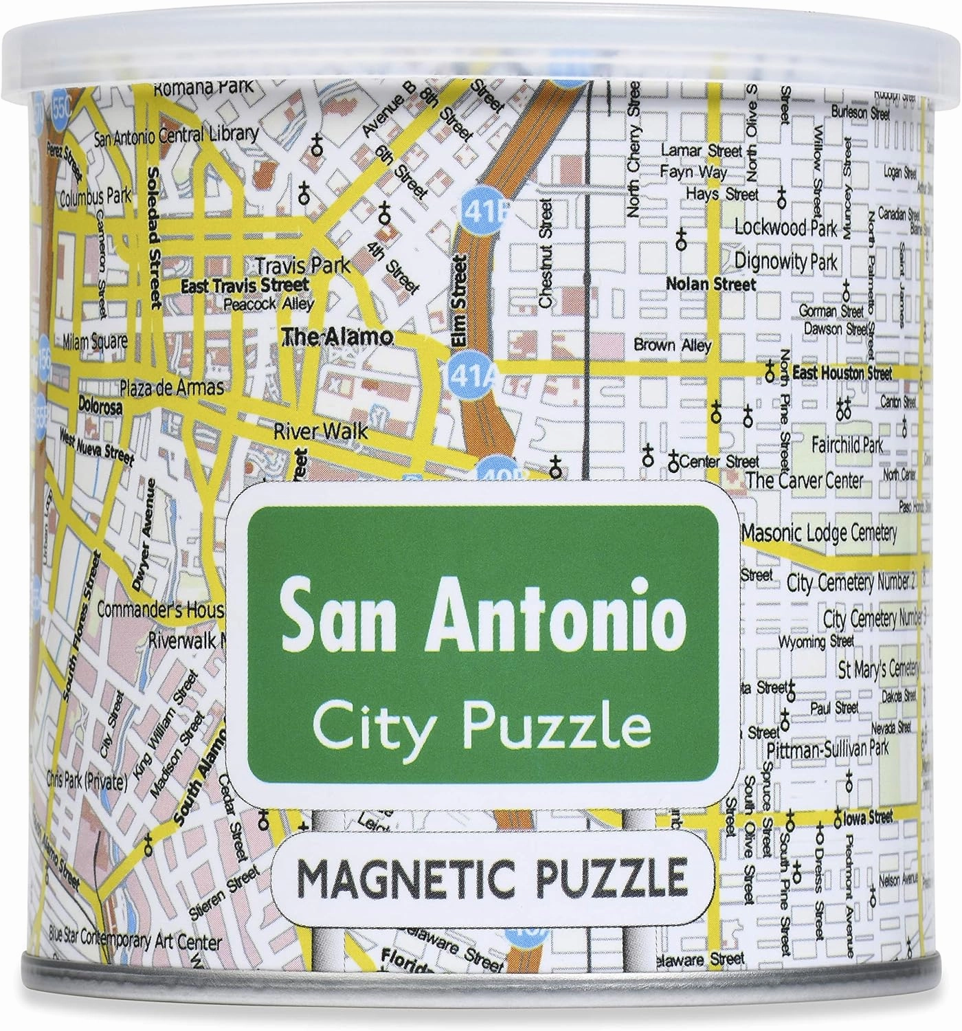 GEOTOYS Magnetic Puzzle San Antonio, 1 EA