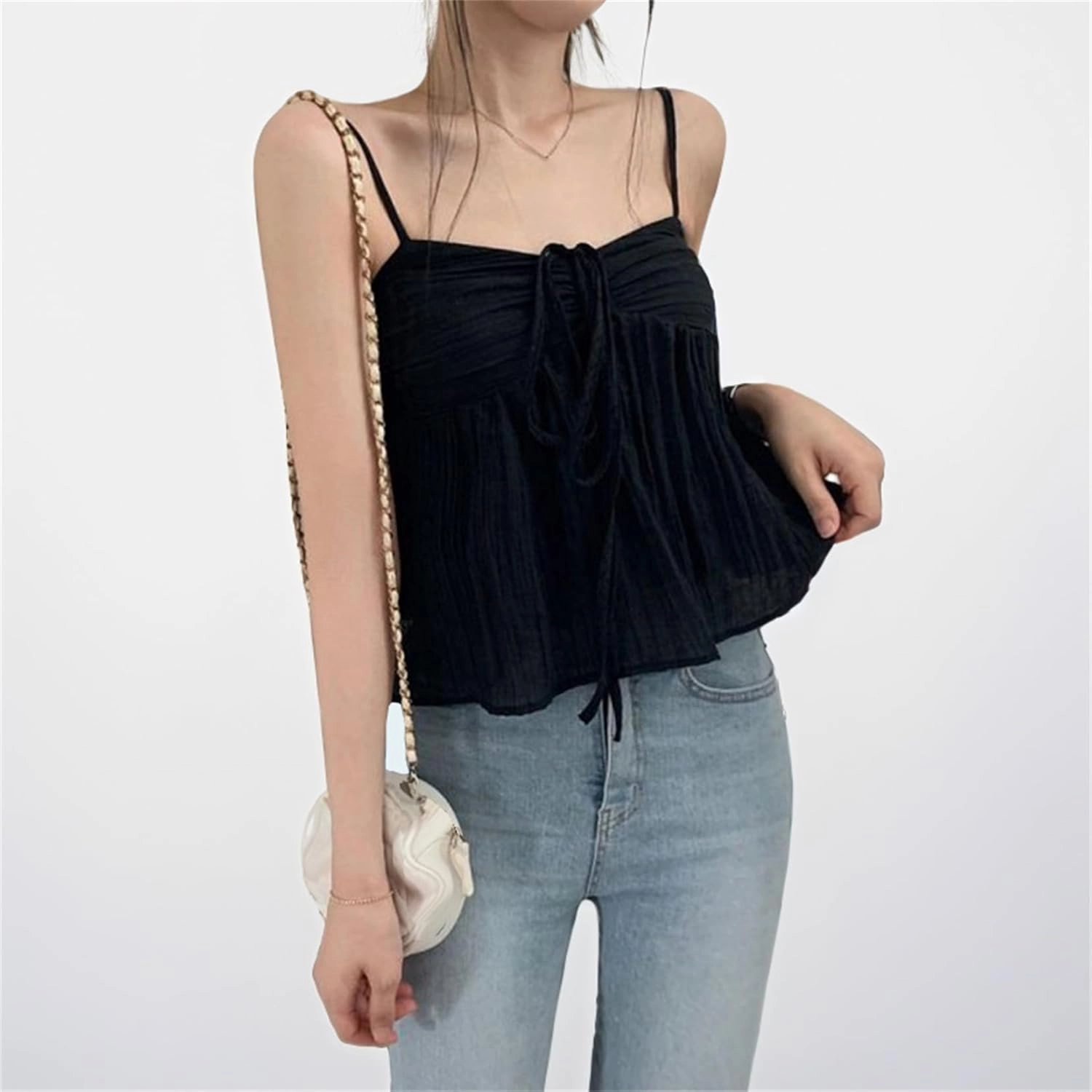 Goth Crop Tank Top for Women Y2k Harajuku Summer Rave Punk Going Out