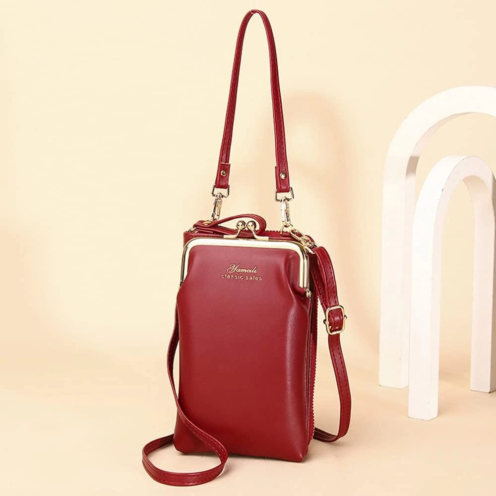 Hanbella Crossbody Phone Bag for Women, Small Shoulder Bag Cell Phone Wallet Purses and Handbags with 14 Credit Card Slots