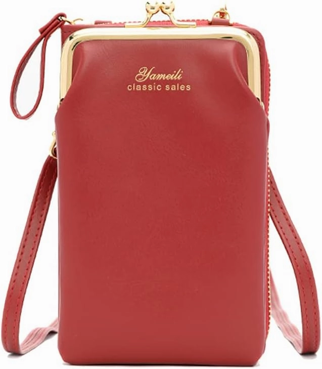 Hanbella Crossbody Phone Bag for Women, Small Shoulder Bag Cell Phone Wallet Purses and Handbags with 14 Credit Card Slots