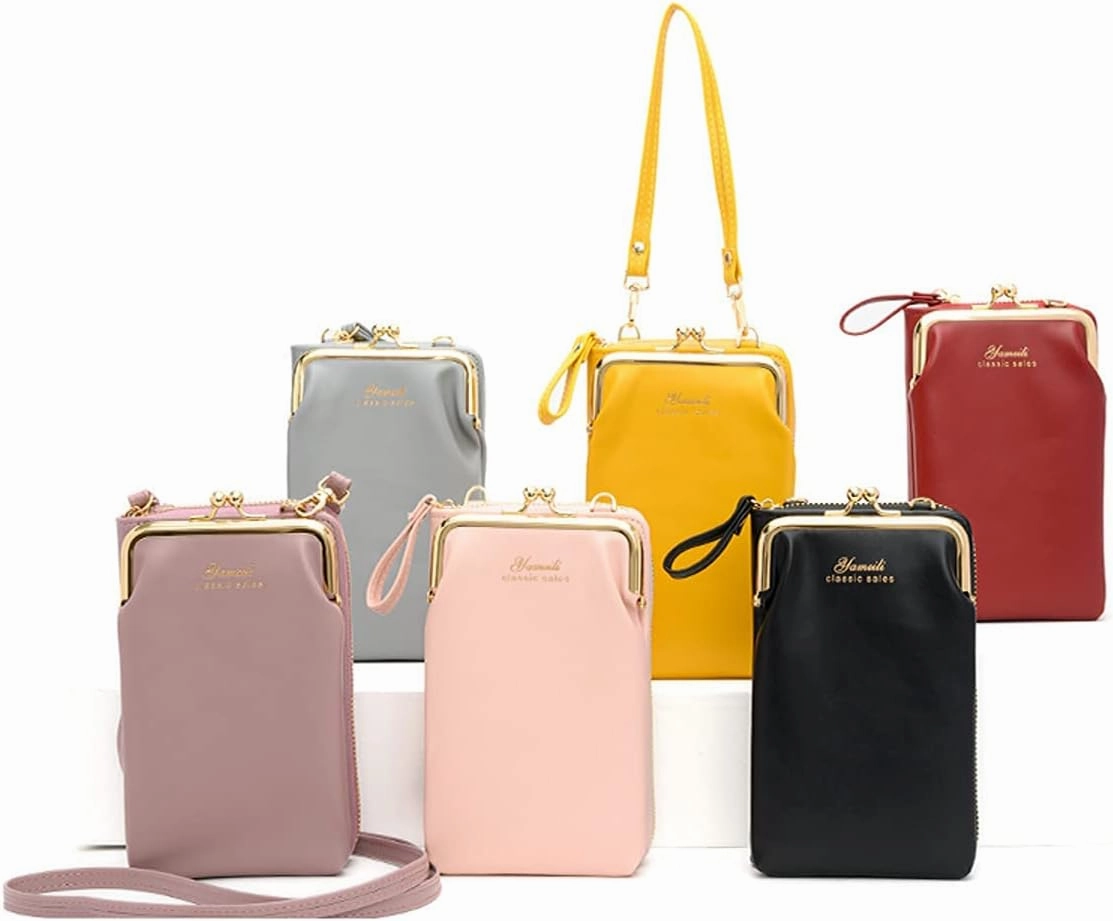Hanbella Crossbody Phone Bag for Women, Small Shoulder Bag Cell Phone Wallet Purses and Handbags with 14 Credit Card Slots
