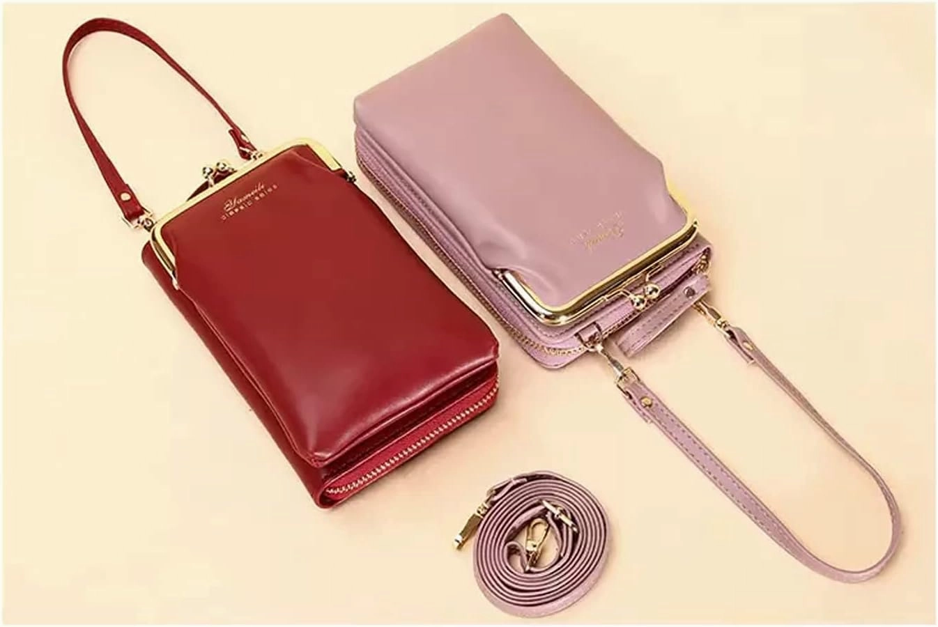 Hanbella Crossbody Phone Bag for Women, Small Shoulder Bag Cell Phone Wallet Purses and Handbags with 14 Credit Card Slots