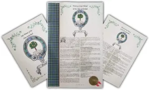 Hayter of the Clan Hay - Scottish Clan & Sept History 3 Print Combo - Tartan, Buckle, Crest, Last Name Surname Meaning, Genealogy, Family Tree Research Aid, Roots, Ancestry, Ancestors and Namesakes